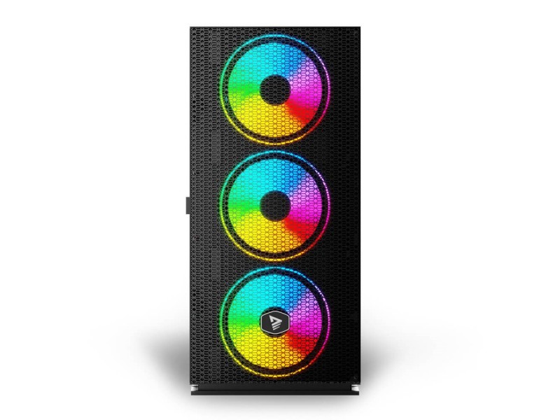 SAVIO PC Case Raptor X1 ARGB Glass/Mesh Black SAVGC-RAPTORX1 – SAVIO Компютърни кутии
