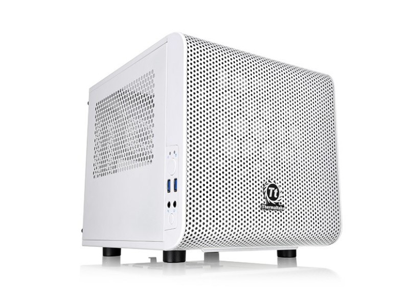 Thermaltake Core V1 Snow Edition Cube White CA-1B8-00S6WN-01 – THERMALTAKE Компютърни кутии