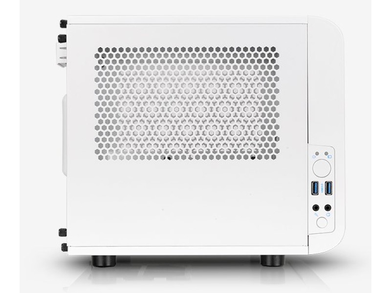 Thermaltake Core V1 Snow Edition Cube White CA-1B8-00S6WN-01 – THERMALTAKE Компютърни кутии
