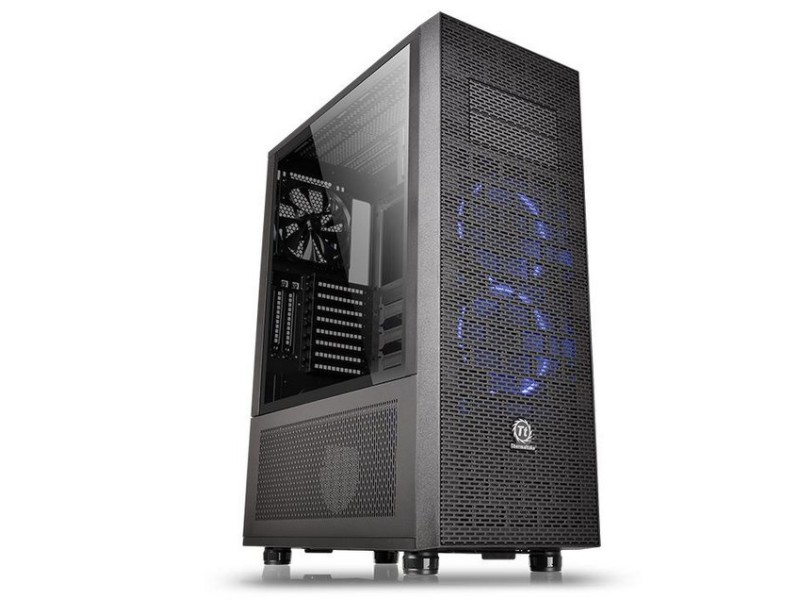 Thermaltake Core X71 TG Edition Full Tower Black CA-1F8-00M1WN-02 – THERMALTAKE Компютърни кутии