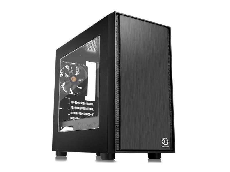 Thermaltake Versa H17 Window Micro-Tower Black CA-1J1-00S1WN-00 – THERMALTAKE Компютърни кутии