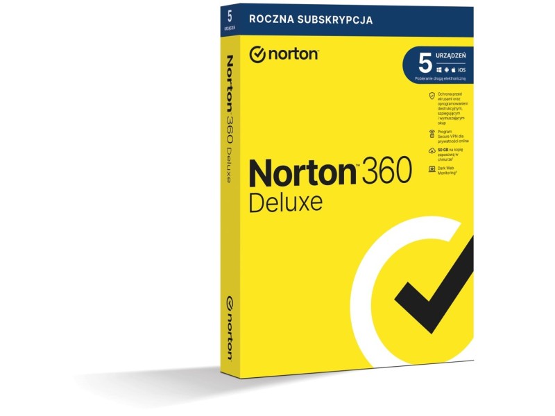 NortonLifeLock Norton 360 Deluxe 1 year(s) 21408667 – Symantec Антивирус, защита на комп. и мрежи