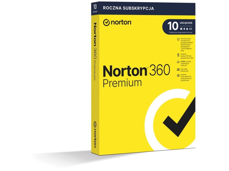 NortonLifeLock Norton 360 Premium 1 year(s) 21408749 – Symantec Антивирус, защита на комп. и мрежи