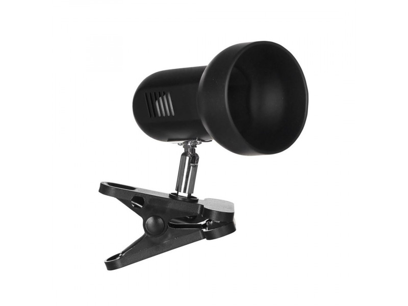 Activejet Clip-on desk lamp, black, metal, E27 thread Activejet Clip-on desk lamp, black, metal, E27 thread
