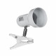 Activejet Clip-on desk lamp, white, metal, E27 thread Activejet Clip-on desk lamp, white, metal, E27 thread