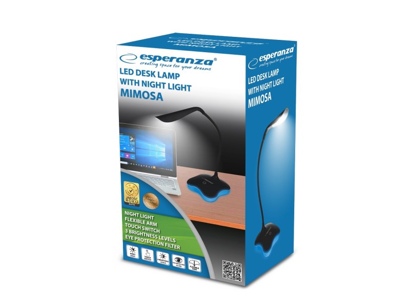 Esperanza ELD105K Black LED desk lamp ELD105K – Esperanza Лампи
