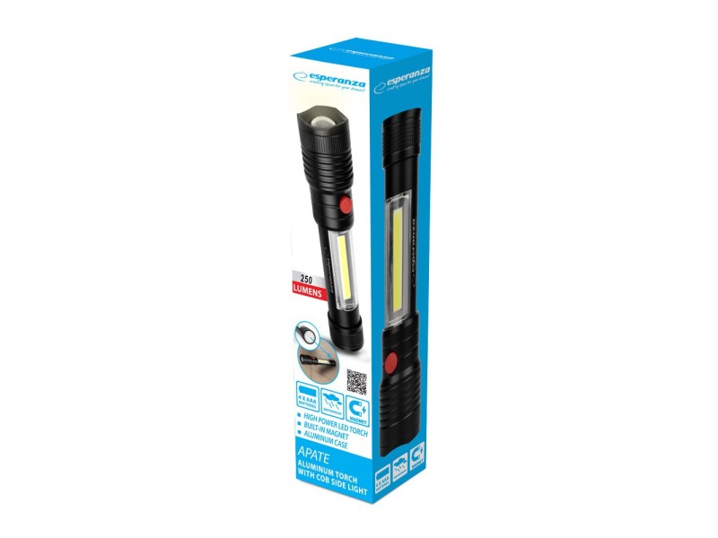 Esperanza EOT069 Flashlight Black, LED Flashlight EOT069 – Esperanza Фенери