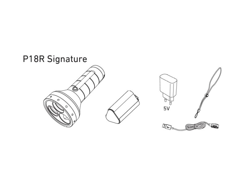 Ledlenser P18R Signature LED Flashlight 502191 – Ledlenser Фенери