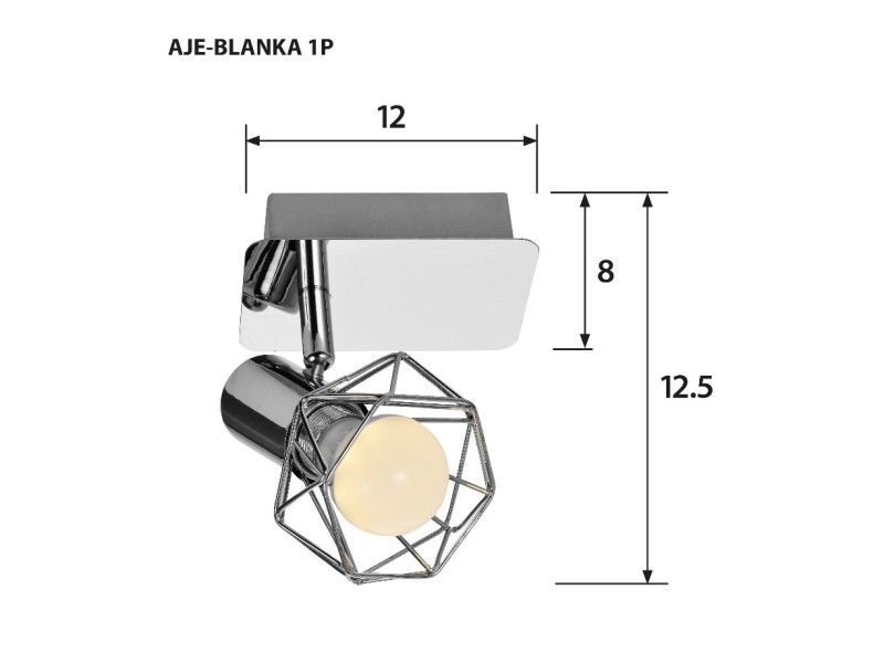 Activejet AJE-BLANKA 1P spot lamp AJE-BLANKA 1P – Activejet Led осветителни тела