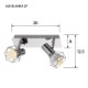 Activejet AJE-BLANKA 2P ceiling lamp AJE-BLANKA 2P – Activejet Led осветителни тела