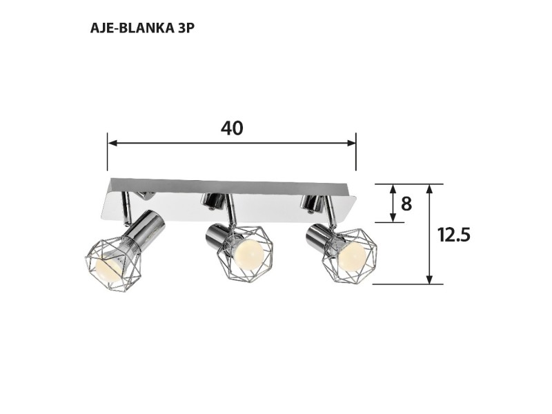 Activejet AJE-BLANKA 3P ceiling lamp AJE-BLANKA 3P – Activejet Led осветителни тела