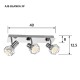 Activejet AJE-BLANKA 3P ceiling lamp AJE-BLANKA 3P – Activejet Led осветителни тела