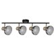 Activejet LISA double black and gold ceiling wall light strip E14 wall lamp for living room AJE-LISA 4P – Activejet Led осветителни тела