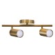 Activejet SPECTRA double gold ceiling wall lamp strip spotlight GU10 for living room AJE-SPECTRA 2P – Activejet Led осветителни тела