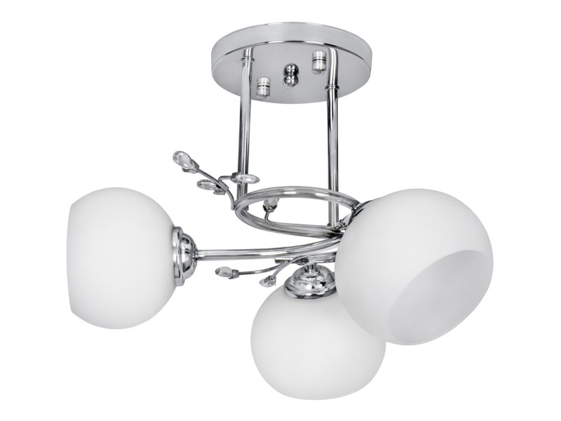 Activejet Classic ceiling chandelier pendant lamp IRMA nickel triple 3xE27 for living room AJE-IRMA 3P – Activejet Led осветителни тела