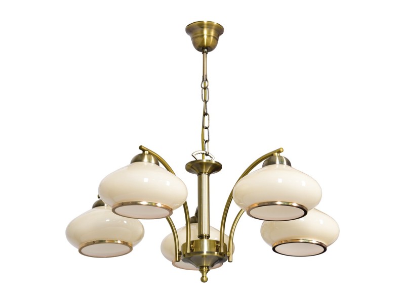 Activejet Classic ceiling chandelier pendant lamp RITA Patina 5xE27 for living room AJE-RITA 5P Patyna – Activejet Led осветителни тела