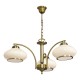 Activejet Classic ceiling chandelier pendant lamp RITA Patina triple 3xE27 for living room AJE-RITA 3P Patyna – Activejet Led осветителни тела