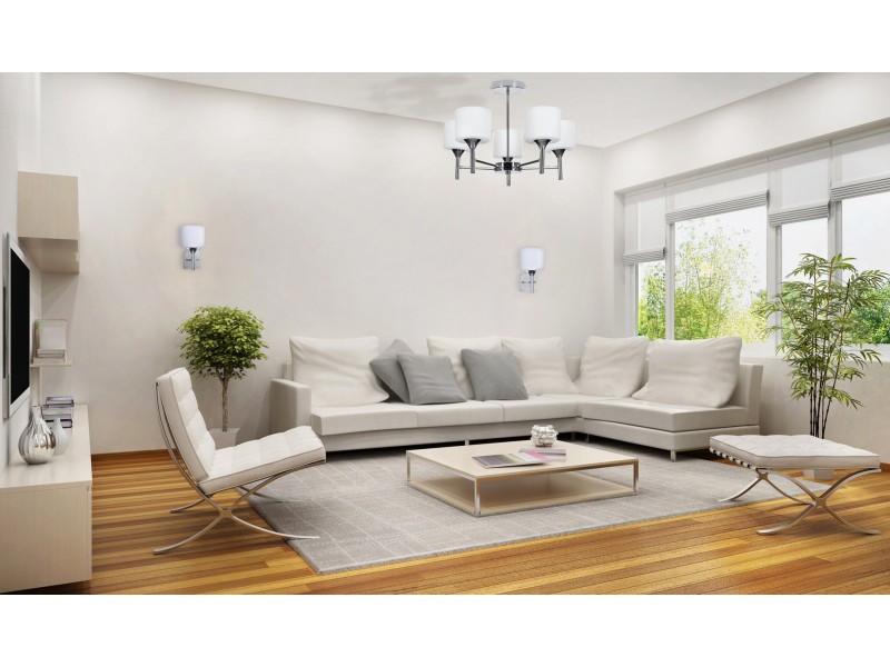 Activejet Classic chandelier pendant ceiling lamp MIRA chrome triple 3xE27 for living room Activejet Classic chandelier pendant ceiling lamp MIRA chrome triple 3xE27 for living room AJE-MIRA 3P – Activejet Led осветителни тела