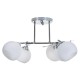 Classic chandelier pendant ceiling lamp Activejet IRMA nickel 5xE27 for living room AJE-IRMA 5P – Activejet Led осветителни тела