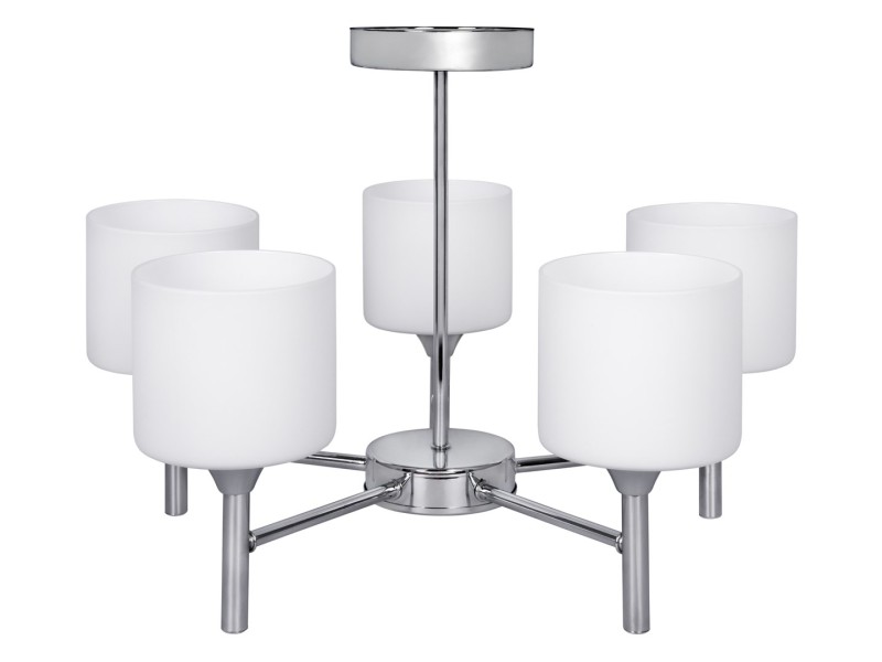 Classic chandelier pendant ceiling lamp Activejet MIRA Chrome 5xE27 for living room AJE-MIRA 5P – Activejet Led осветителни тела