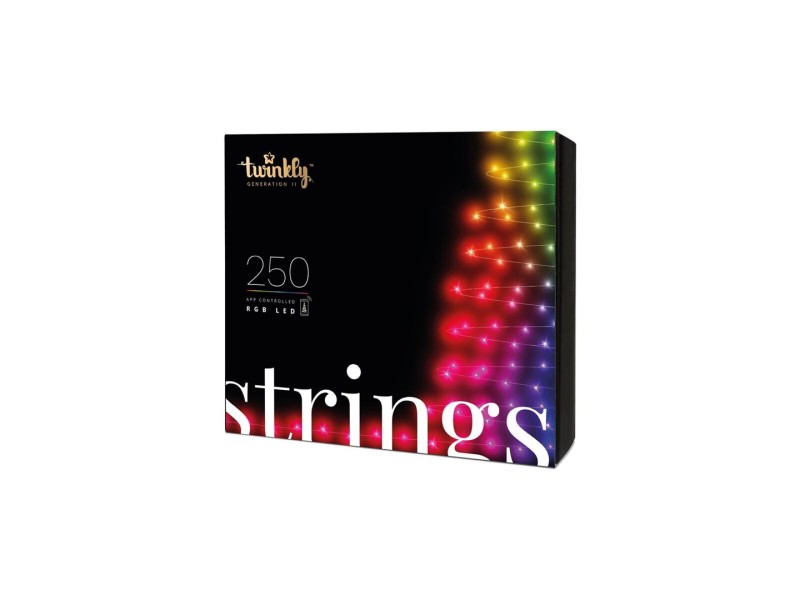 TWINKLY Strings 250 (TWS250STP-BEU) Smart Christmas tree lights 250 LED RGB 20 m TWS250STP-BEU – twinkly Коледни светлини за елха