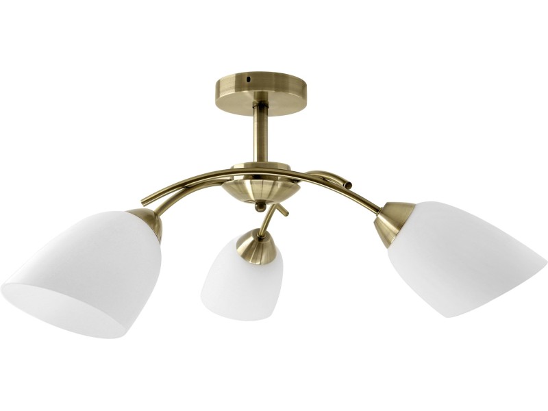 Activejet Classic ceiling chandelier pendant lamp NIKITA Patina triple 3xE27 for living room NIKITA 3P Patyna – Activejet Led осветителни тела