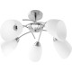Activejet Classic chandelier pendant ceiling lamp NIKITA nickel 5xE27 for living room NIKITA 5P Nikiel – Activejet Led осветителни тела