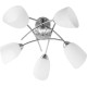 Activejet Classic chandelier pendant ceiling lamp NIKITA nickel 5xE27 for living room NIKITA 5P Nikiel – Activejet Led осветителни тела