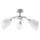Activejet Classic chandelier pendant ceiling lamp NIKITA nickel triple 3xE27 for living room NIKITA 3P Nikiel – Activejet Led осветителни тела