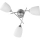 Activejet Classic chandelier pendant ceiling lamp NIKITA nickel triple 3xE27 for living room NIKITA 3P Nikiel – Activejet Led осветителни тела