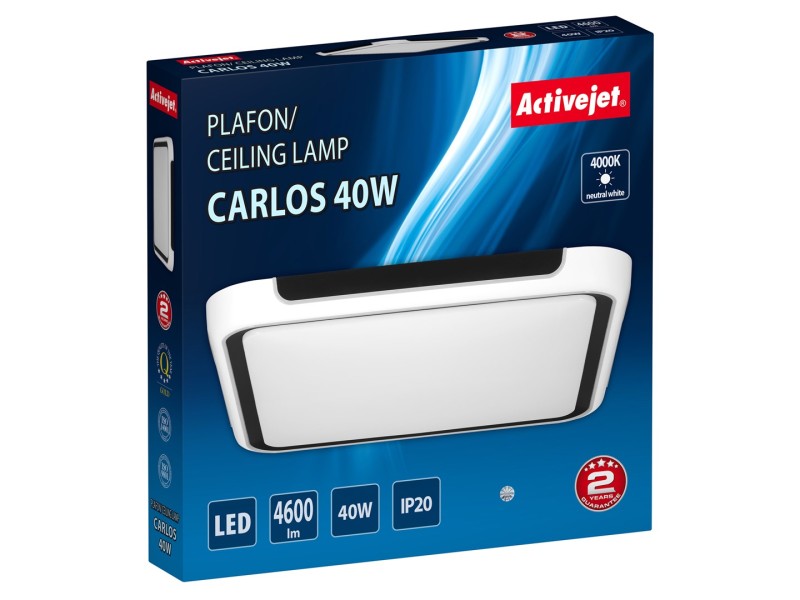 Activejet LED ceiling light AJE-CARLOS 40W AJE-CARLOS 40W – Activejet Led осветителни тела