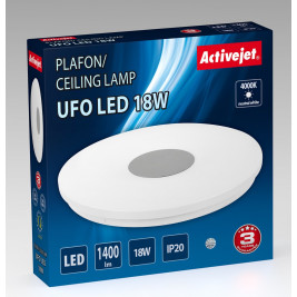 Модерен светодиоден таванен плафон Activejet UFO LED 18W