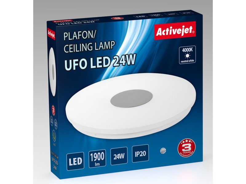 Modern LED ceiling plafond Activejet UFO LED 24W AJE-UFO 24W – Activejet Led осветителни тела