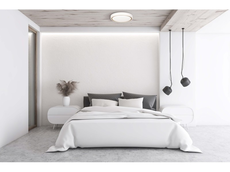 Modern LED ceiling plafond Activejet VERDI White/Gold 23W AJE-VERDI W/G – Activejet Led осветителни тела