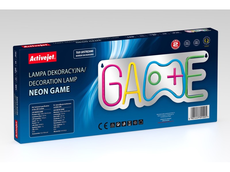 Activejet Neon LED AJE-NEON GAME AJE-NEON GAME – Activejet Led ленти