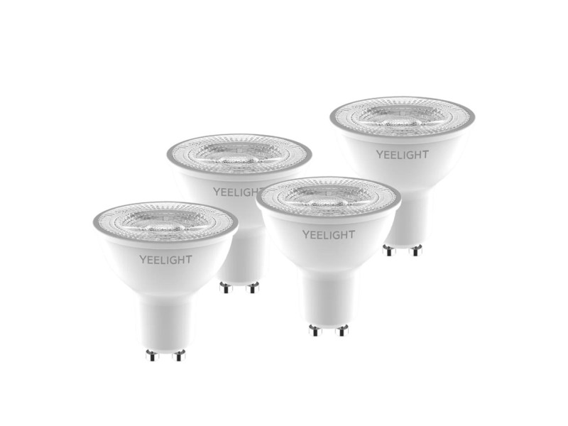 Yeelight YLDP004 W1 GU10 Wi-Fi dimmable smart bulb 4 pieces YLDP004-4pcs – YEELIGHT Led крушки