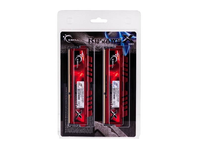 G.Skill 16GB DDR3-1333 CL9 RipjawsX memory module 2 x 8 GB 1333 MHz F3-10666CL9D-16GBXL – G.SKILL Оперативна памет