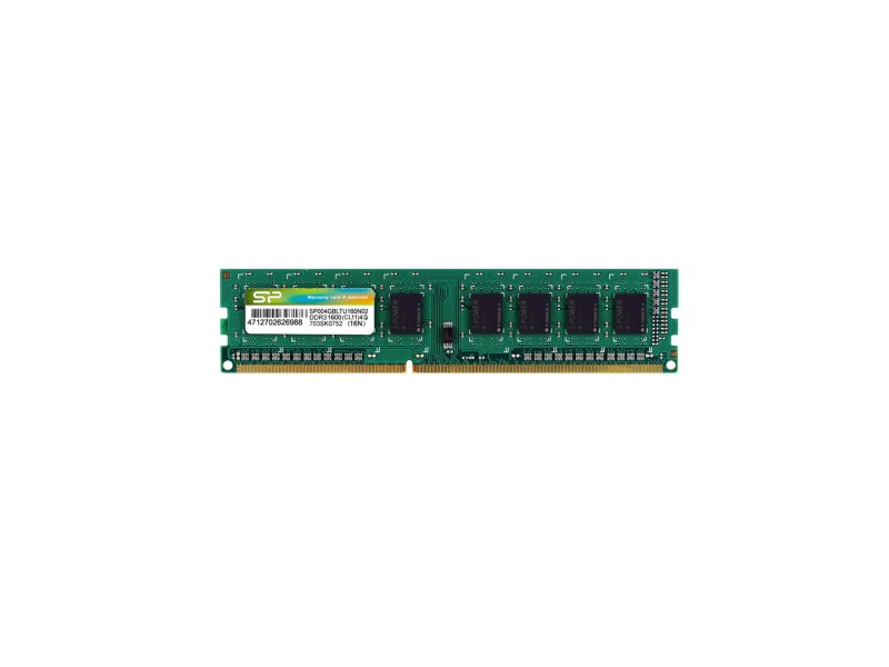Silicon Power SP004GBLTU160N02 memory module 4 GB DDR3 1600 MHz SP004GBLTU160N02 – SILICON POWER Оперативна памет