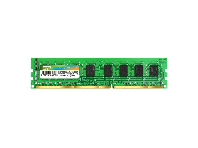 Silicon Power SP008GLLTU160N02 memory module 8 GB 1 x 8 GB DDR3L 1600 MHz SP008GLLTU160N02 – SILICON POWER Оперативна памет