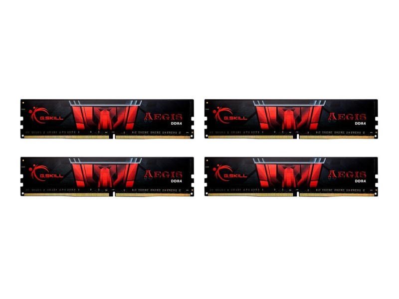 G.Skill Aegis F4-3200C16Q-32GIS memory module 32 GB 4 x 8 GB DDR4 3200 MHz F4-3200C16Q-32GIS – G.SKILL Оперативна памет