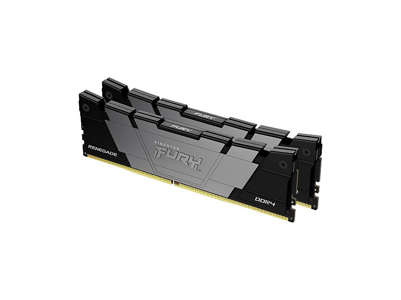 Kingston Technology FURY 16GB 3600MT/s DDR4 CL16 DIMM (Kit of 2) Renegade Black KF436C16RB2K2/16 – Kingston Оперативна памет