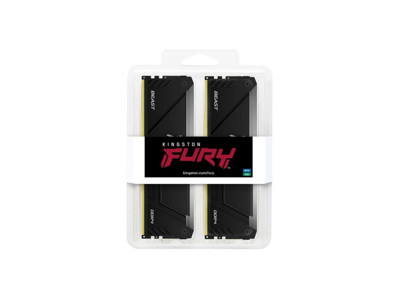 Kingston Technology FURY 32GB 3600MT/s DDR4 CL18 DIMM (Kit of 2) Beast RGB KF436C18BB2AK2/32 – Kingston Оперативна памет