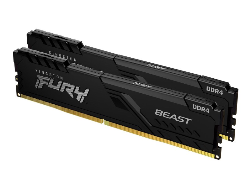 Kingston Technology FURY Beast 16GB 3200MT/s DDR4 CL16 DIMM (Kit of 2) Black Kingston Technology FURY Beast 16GB 3200MT/s DDR4 CL16 DIMM (Kit of 2) Black KF432C16BBK2/16 – Kingston Оперативна памет