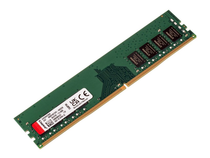 Kingston Technology ValueRAM KVR32N22S8/8 memory module 8 GB 1 x 8 GB DDR4 3200 MHz KVR32N22S8/8 – Kingston Оперативна памет