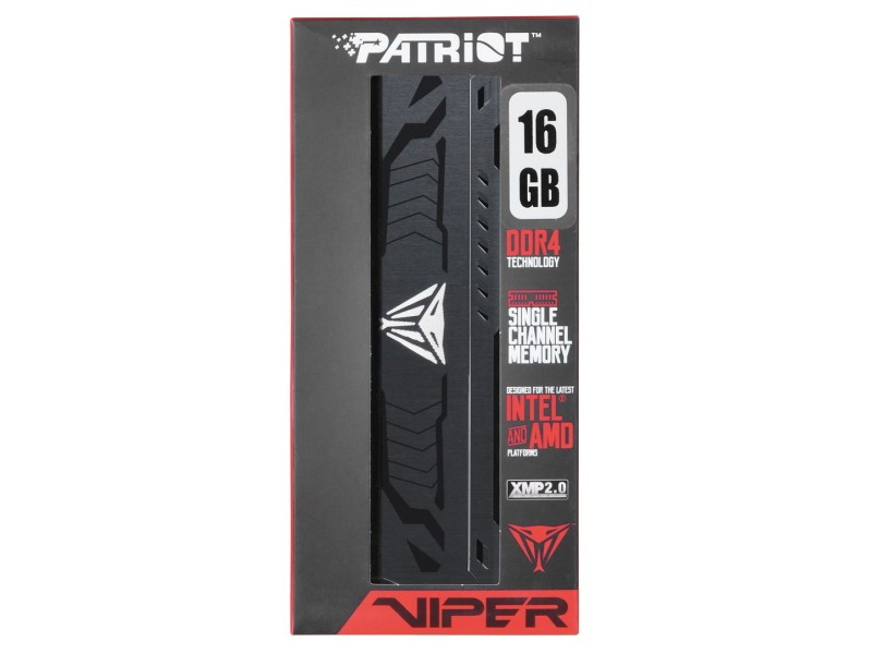 Patriot Memory Viper Steel PVS416G360C8 memory module 16 GB 1 x 16 GB DDR4 3600 MHz PVS416G360C8 – Patriot Оперативна памет