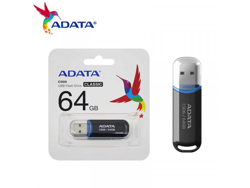 ADATA C906 USB flash drive 64 GB USB Type-A 2.0 Black