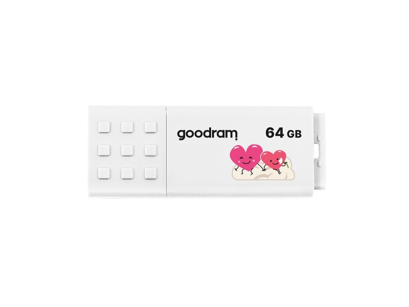 Goodram UME3 Valentine USB flash drive 64 GB USB Type-A 3.2 Gen 1 (UME3-0640W0R11-V) White UME3-0640W0R11-V – GOODRAM USB памети