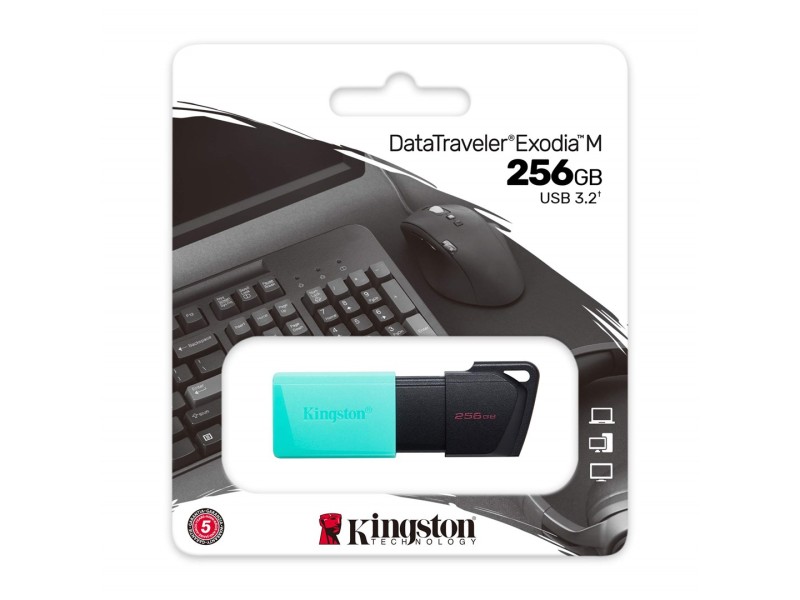 Kingston Exodia 256GB USB 3.2.Teal DTXM/256GB – Kingston USB памети