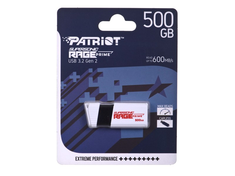 PATRIOT RAGE PRIME 600 MB/S 512GB USB 3.2 8K IOPS PEF500GRPMW32U – Patriot USB памети