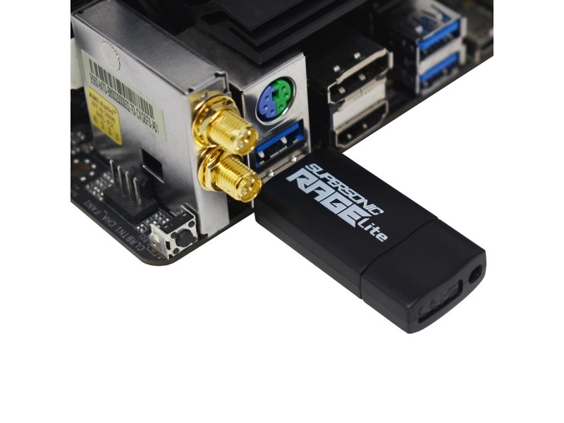 Patriot Memory Supersonic Rage Lite USB flash drive 64 GB USB Type-A 3.2 Gen 1 (3.1 Gen 1) Black, Blue PEF64GRLB32U – Patriot USB памети